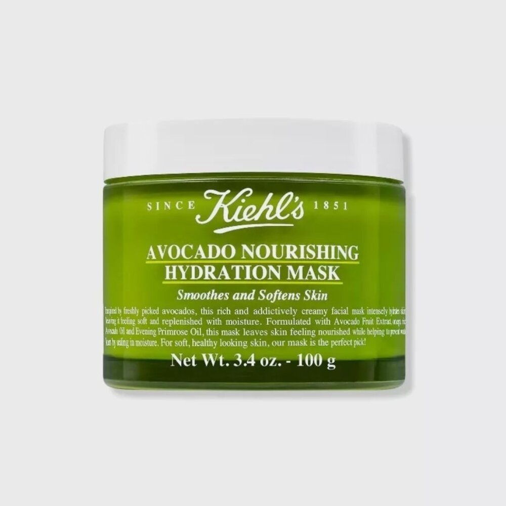 KIEHL'S Avocado Nourishing Hydration Mask 3.4 Oz. (Opened, Unused/Untested)